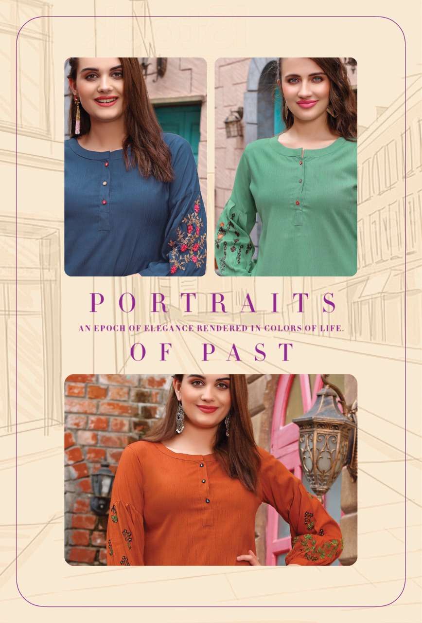 Rangmaya-avni Vol-2-fabric-rayon-imported-sleeves-work-short-top-kurti-Index2